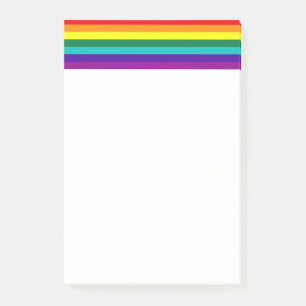 Bloco Post-it 7 Bandeira do Rainbow