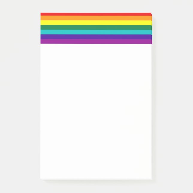 Bloco Post-it 7 Bandeira do Rainbow (Frente)
