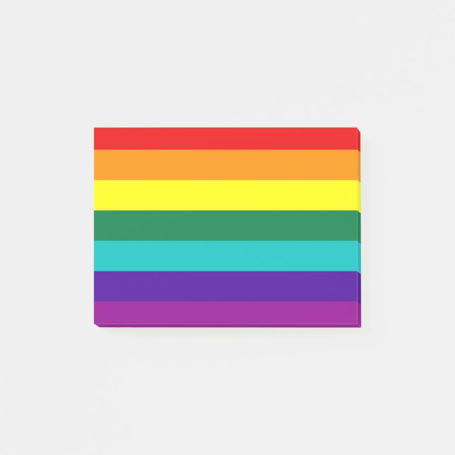 Bloco Post-it 7 Bandeira do Rainbow (Frente)