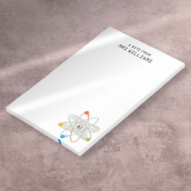 Bloco Post-it A CIÊNCIA IMPORTA A Citação Engraçada Da Ciência (SCIENCE DOES MATTER Funny Science Quote Post-it Notes)