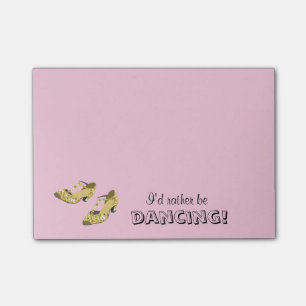 Bloco Post-it A dança das mulheres calça-me preferencialmente