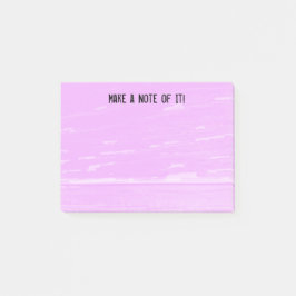 Bloco Post-it A madeira cor-de-rosa nota o modelo