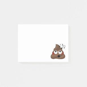 Bloco Post-it A música nota o tombadilho Emoji