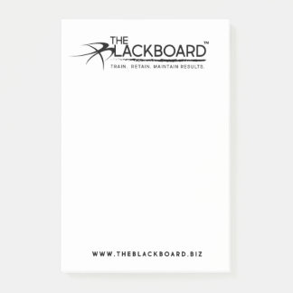 Bloco Post-it A nota de post-it do quadro-negro