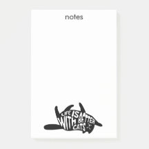 A vida é melhor com os gatos | Tipografia divertid