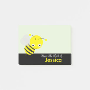 Bloco Post-it Abelha-Amarelo-Bonita Personalizada