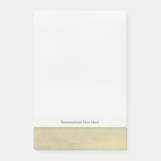 Bloco Post-it Abstrato Paisagem com Céu Transmitido (Frente)