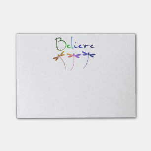 Bloco Post-it Acredite libélulas