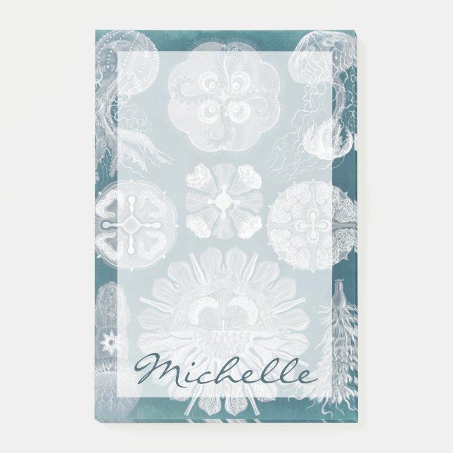 Bloco Post-it Adicionar Seu Nome| Sealife Blueprint IV (Frente)