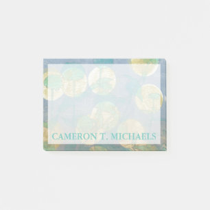Bloco Post-it Adicionar Seu Nome Spotlight Floral I