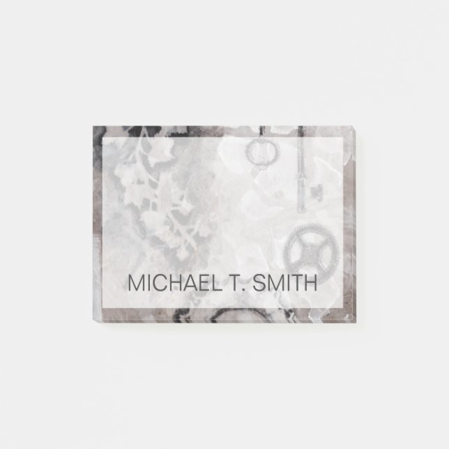 Bloco Post-it Adicione seu nome | justaposição II (Frente)