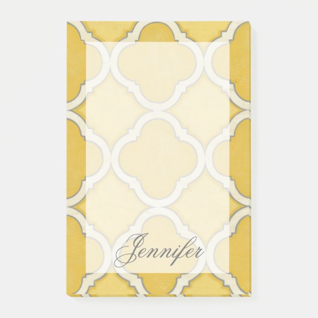 Bloco Post-it Adicione seu nome | Motivos de mercado I (Frente)