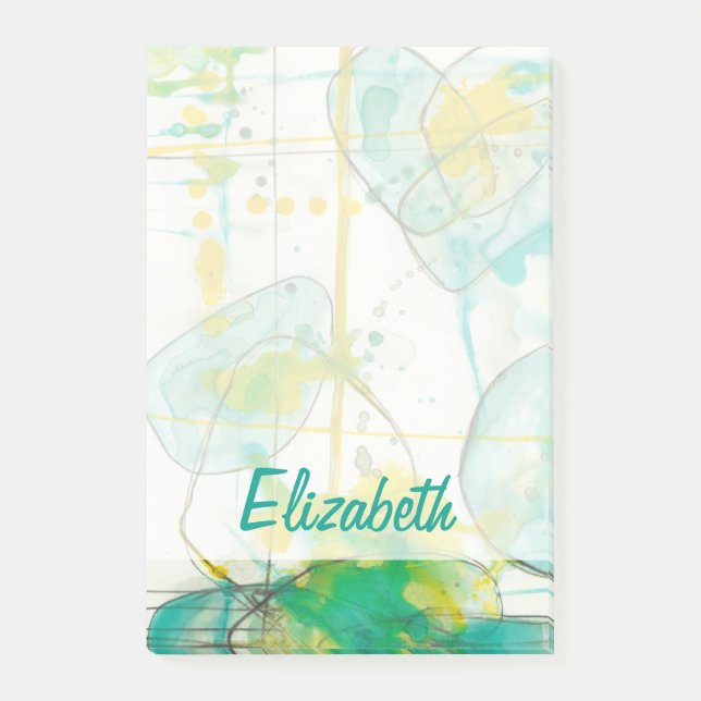 Bloco Post-it Adicione seu nome | Rascunho I (Frente)