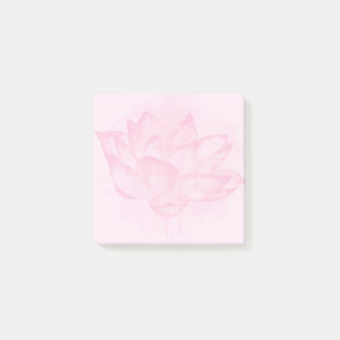 Bloco Post-it Aguarela Lotus 3x3