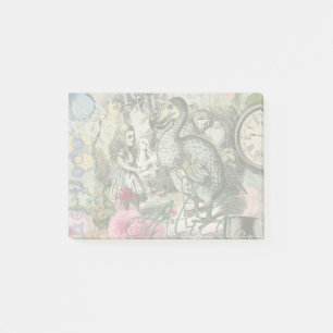 Bloco Post-it Alice Classic Wonderland Dodo Arte Tenniel