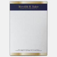 Almofada de nota do advogado