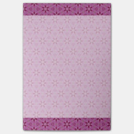 Bloco Post-it Almofada de nota pegajosa dos caleidoscópios roxos