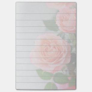 Bloco Post-it Almofada de notas cor-de-rosa do post-it dos rosas