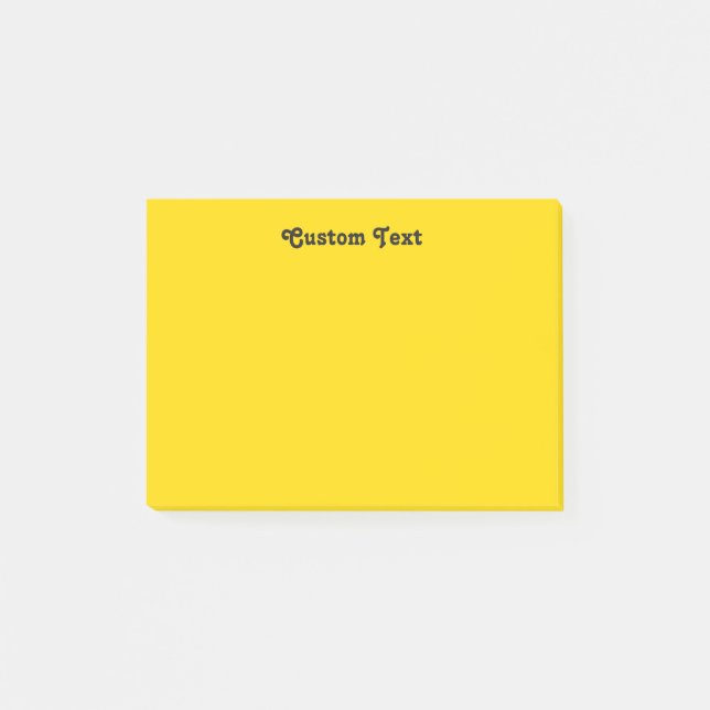 Bloco Post-it Amarelo simples (Frente)