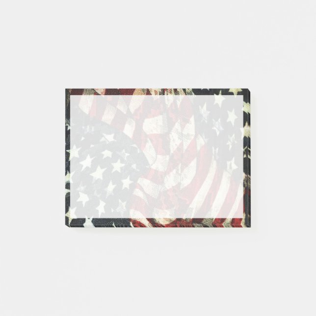 Bloco Post-it American Flag-Camouflage (Frente)