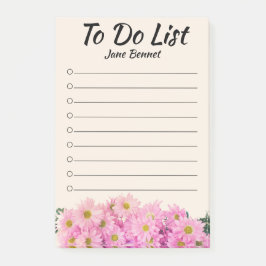 Bloco Post-it Anotações Personalizadas da Margarida a Fazer Rosa