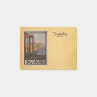 Anúncio de Viagens vintage do Fórum Romano