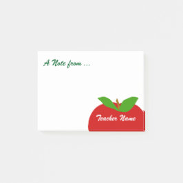 Bloco Post-it Apple projeta a nota pegajosa do memorando