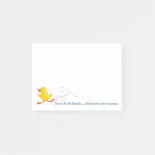 Bloco Post-it Apressado fora das notas de post-it conhecidas