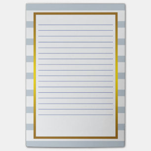 Bloco Post-it Áreas de negócio alinhadas da listra da folha