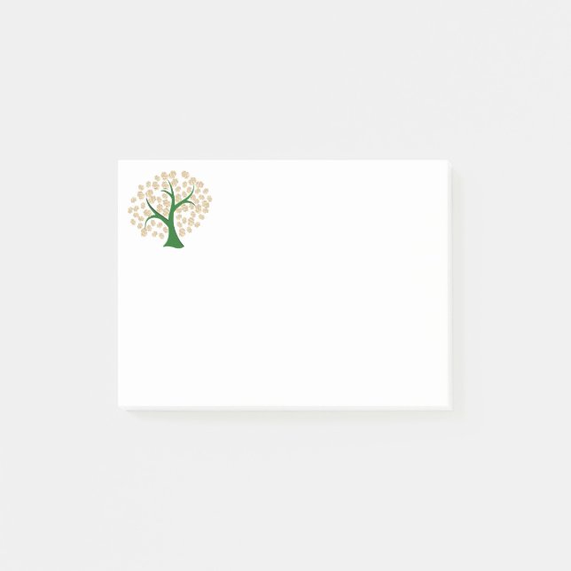 Bloco Post-it Árvore de dólares (Frente)