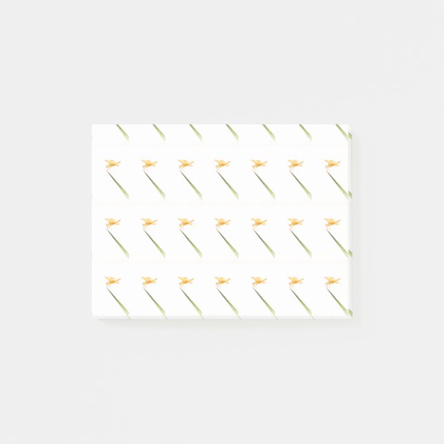 Bloco Post-it Asas âmbar ao redor (Frente)