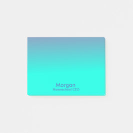 Bloco Post-it Azul CEO da escola doméstica