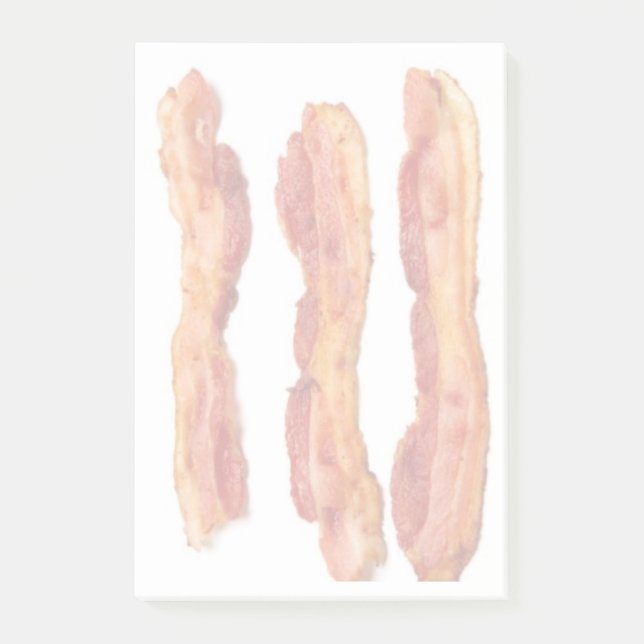 Bloco Post-it Bacon Post its em Português (Frente)