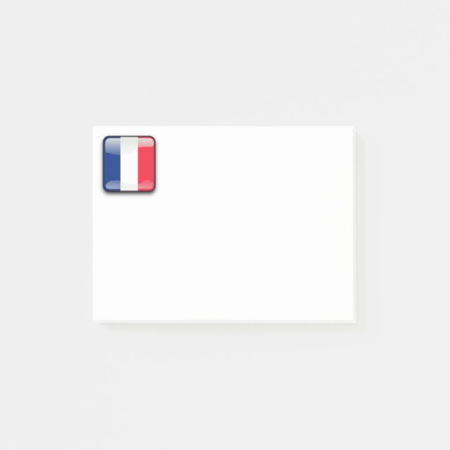Bloco Post-it Bandeira da França (Frente)