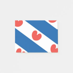Bloco Post-it Bandeira da Frísia