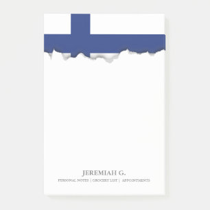 Bloco Post-it Bandeira de Finlandia