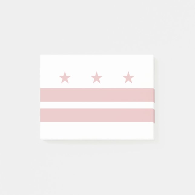 Bloco Post-it Bandeira de Washington DC (Frente)