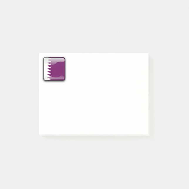 Bloco Post-it Bandeira do Catar (Frente)