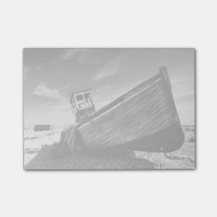 Bloco Post-it Barco abandonado na praia de Dungeness