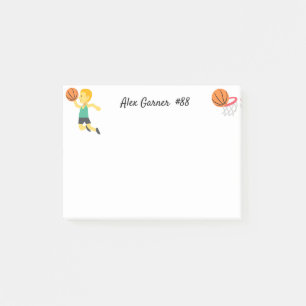 Bloco Post-it Basquetebol Emojis