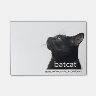 Bloco Post-it Batcat: Notas de post-it