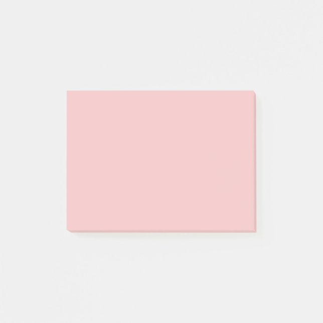 Bloco Post-it Bebê Cor-de-rosa Alta Uma Cor (Frente)
