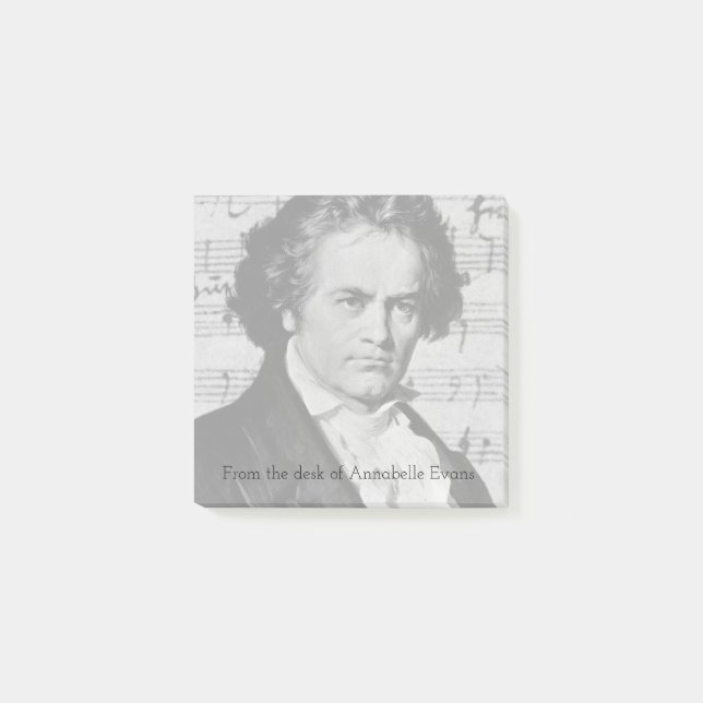 Bloco Post-it Beethoven (Frente)