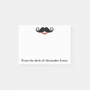 Bloco Post-it Bigode Preto