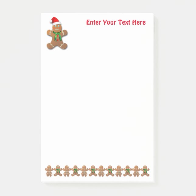 Bloco Post-it Biscoitos de pão-dançante (Frente)