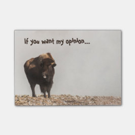 Bloco Post-it Bison Saindo Sua Língua - Humor - Engraçado