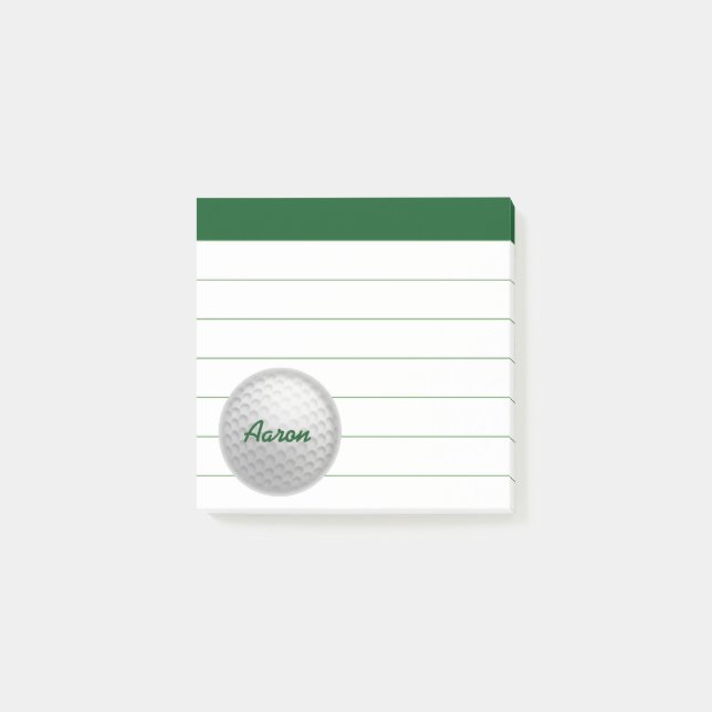 Bloco Post-it Blocos de Notas Personalizados de Golfe de Present (Frente)