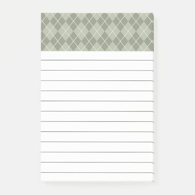 Bloco Post-it Blocos de Notas Post It Verde Para Tarefas (Frente)
