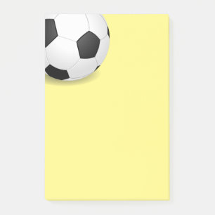 Bloco Post-it Bola Postada-Anotações-Futebol
