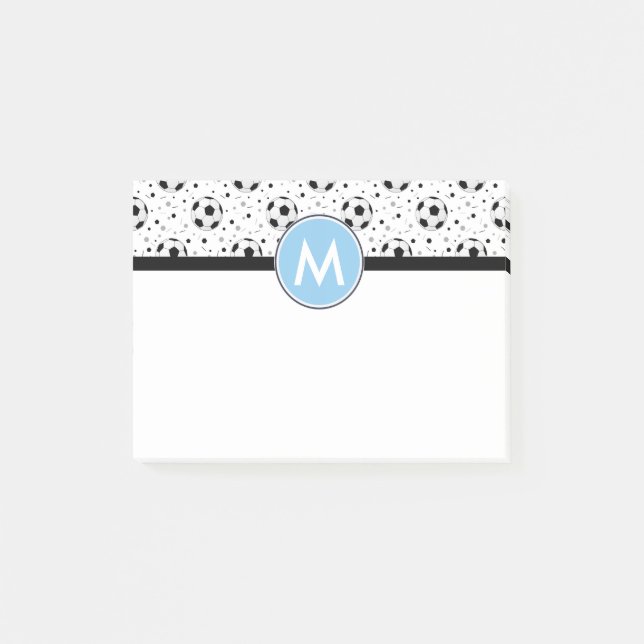 Bloco Post-it Bolas de futebol (Frente)